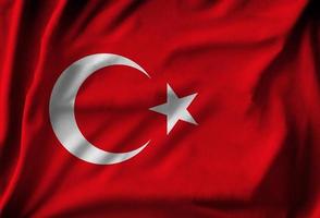 bandera de turquía foto