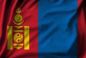 Flag of  Mongolia photo