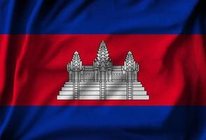 bandera de camboya foto