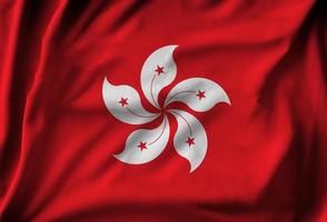 bandera de hong kong foto