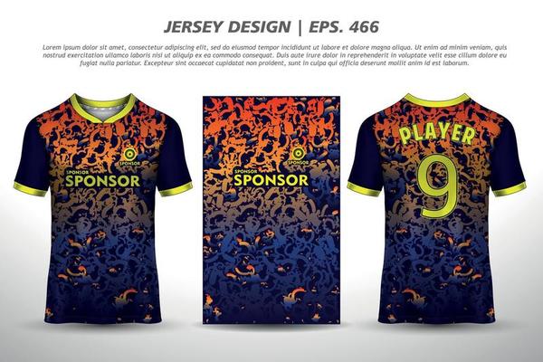 Jersey design sublimation t shirt Premium geometric pattern Incredible Vector collection for Soccer football racing cycling gaming motocross sports