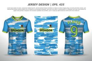 Soccer jersey football design sublimation sport t shirt design Premium Vector collection for racing, cycling, gaming, motocross