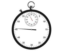 Stopwatch on white background vector