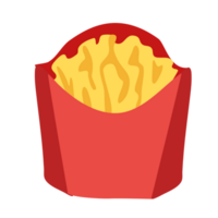 fichier png de dessin animé de frites