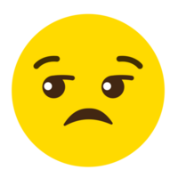 emojis visar tecken på tristess. png