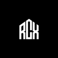RCX letter design.RCX letter logo design on BLACK background. RCX creative initials letter logo concept. RCX letter design.RCX letter logo design on BLACK background. R vector