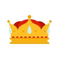 Crown isolated on white background vector