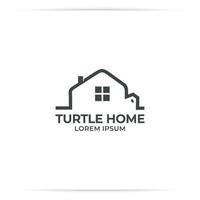 home turtle logo design vector, tortoise, shell vector