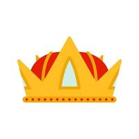 Crown isolated on white background vector