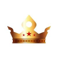 Crown isolated on white background vector