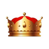 Crown isolated on white background vector