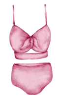 ropa de verano acuarela png