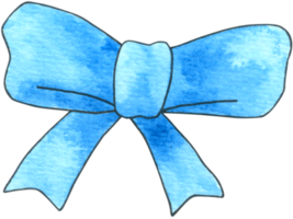 Ribbon Bow watercolor cartoon png