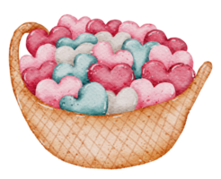 Valentine's Day watercolor png