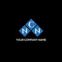 diseño de logotipo de letra ncn sobre fondo negro. Concepto de logotipo de letra de iniciales creativas ncn. diseño de letras ncn. vector