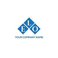 ELO letter design.ELO letter logo design on WHITE background. ELO creative initials letter logo concept. ELO letter design.ELO letter logo design on WHITE background. E vector