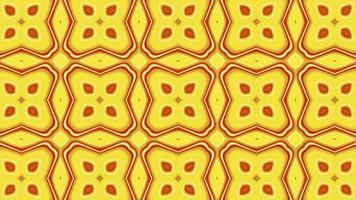 Kaleidoscope background. Hypnotic motion. colorful symmetrical fractal design looped animation. Dynamic Motion Graphics Pattern, Seamless Loop Animation video