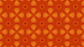 Kaleidoscope background. Hypnotic motion. colorful symmetrical fractal design looped animation. Dynamic Motion Graphics Pattern, Seamless Loop Animation video
