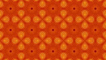 Kaleidoscope background. Hypnotic motion. colorful symmetrical fractal design looped animation. Dynamic Motion Graphics Pattern, Seamless Loop Animation video