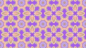 Kaleidoscope background. Hypnotic motion. colorful symmetrical fractal design looped animation. Dynamic Motion Graphics Pattern, Seamless Loop Animation video