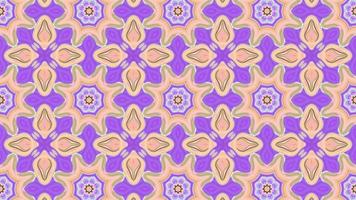 Kaleidoskop-Hintergrund. hypnotische Bewegung. bunte symmetrische Fraktal-Design-Loop-Animation. dynamische Bewegungsgrafikmuster, nahtlose Loop-Animation video