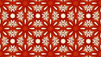 Kaleidoscope background. Hypnotic motion. colorful symmetrical fractal design looped animation. Dynamic Motion Graphics Pattern, Seamless Loop Animation video