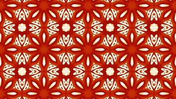 Kaleidoscope background. Hypnotic motion. colorful symmetrical fractal design looped animation. Dynamic Motion Graphics Pattern, Seamless Loop Animation video