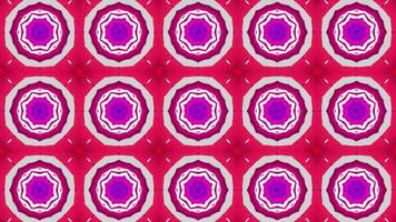 Animation Seamless Kaleidoscope pattern colorful background, Beautiful Bright Ornament, Motion Graphics Pattern, Seamless Loop Animation video
