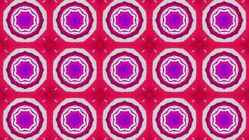 Animation Seamless Kaleidoscope pattern colorful background, Beautiful Bright Ornament, Motion Graphics Pattern, Seamless Loop Animation video