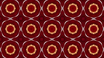 Kaleidoscope background. Hypnotic motion. colorful symmetrical fractal design looped animation. Dynamic Motion Graphics Pattern, Seamless Loop Animation video