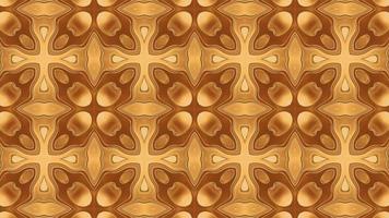 Animation Seamless Kaleidoscope pattern colorful background, Beautiful Bright Ornament, Motion Graphics Pattern, Seamless Loop Animation video