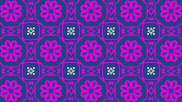 Animation Seamless Kaleidoscope pattern colorful background, Beautiful Bright Ornament, Motion Graphics Pattern, Seamless Loop Animation video