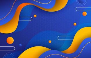 Blue Orange Background vector