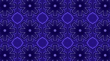 Animation Seamless Kaleidoscope pattern colorful background, Beautiful Bright Ornament, Motion Graphics Pattern, Seamless Loop Animation video