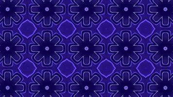 Animation Seamless Kaleidoscope pattern colorful background, Beautiful Bright Ornament, Motion Graphics Pattern, Seamless Loop Animation video