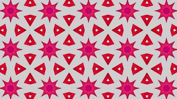 Animation Seamless Kaleidoscope pattern colorful background, Beautiful Bright Ornament, Motion Graphics Pattern, Seamless Loop Animation video