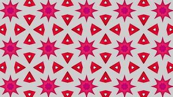 Animation nahtloses Kaleidoskopmuster bunter Hintergrund, schöne helle Verzierung, Bewegungsgrafikmuster, nahtlose Schleifenanimation video