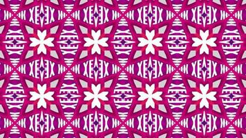 Animation Seamless Kaleidoscope pattern colorful background, Beautiful Bright Ornament, Motion Graphics Pattern, Seamless Loop Animation video