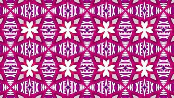 Animation Seamless Kaleidoscope pattern colorful background, Beautiful Bright Ornament, Motion Graphics Pattern, Seamless Loop Animation video