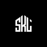 SKL creative initials letter logo concept. SKL letter design.SKL letter logo design on BLACK background. SKL creative initials letter logo concept. SKL letter design. vector