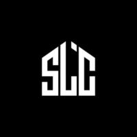 SLC letter logo design on BLACK background. SLC creative initials letter logo concept. SLC letter design. vector