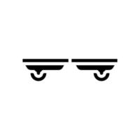 waveboard vehicle glyph icon vector illustration