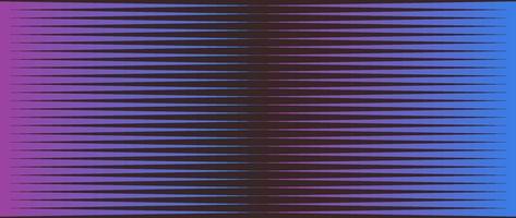 patrón de degradado púrpura y azul a rayas sobre fondo oscuro e ilustración de vector plano de ilusión óptica.