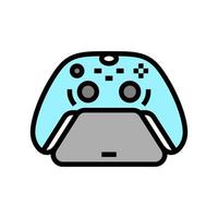 controller stand color icon vector illustration