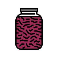 pickled cabbage color icon vector illustration
