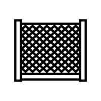 chain fence line icon vector illustration