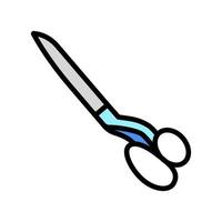 scissors tool color icon vector illustration