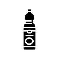 juice lemon bottle glyph icon vector illustration