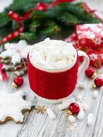 Hot Christmas cocoa photo