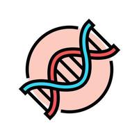 dna research color icon vector illustration